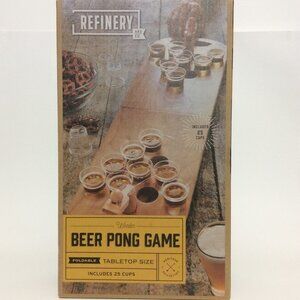 BEER Pong Game Wooden Foldable Tabletop Size